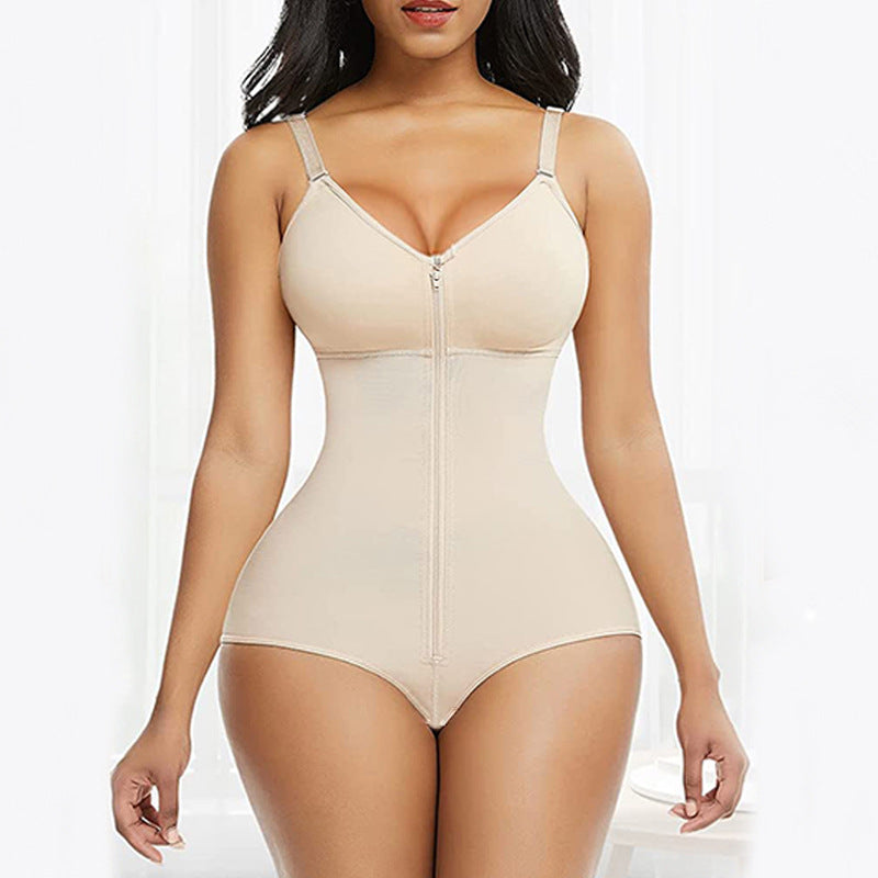 Sorelli Seamless Zipper One-Piece Corset