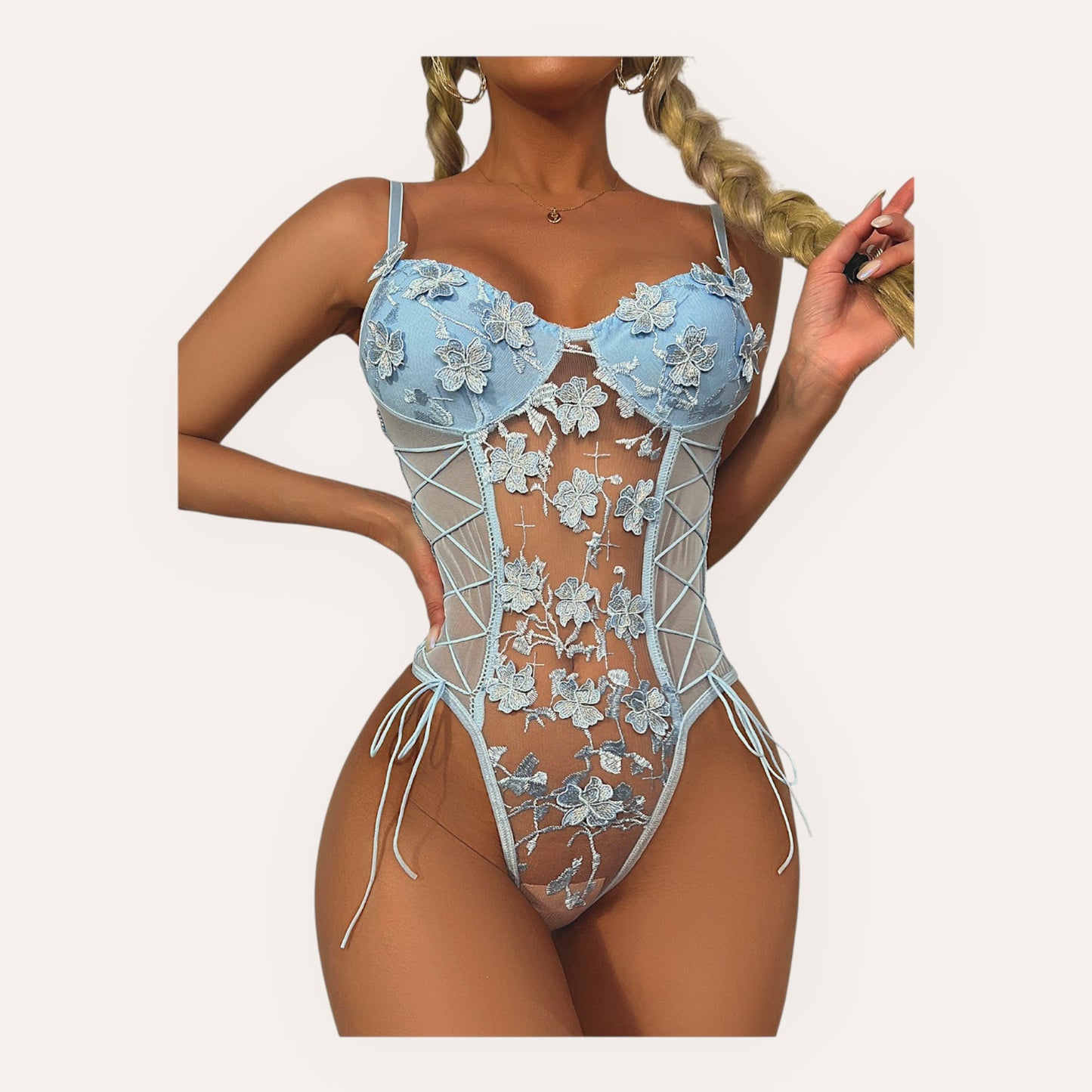 Floral Illusion Bodysuit