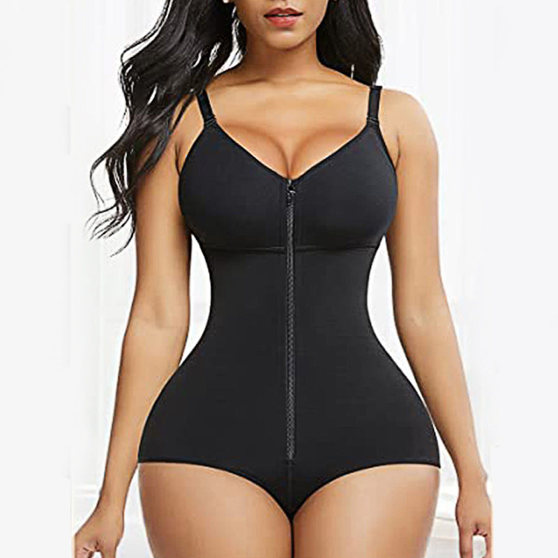 Sorelli Seamless Zipper One-Piece Corset