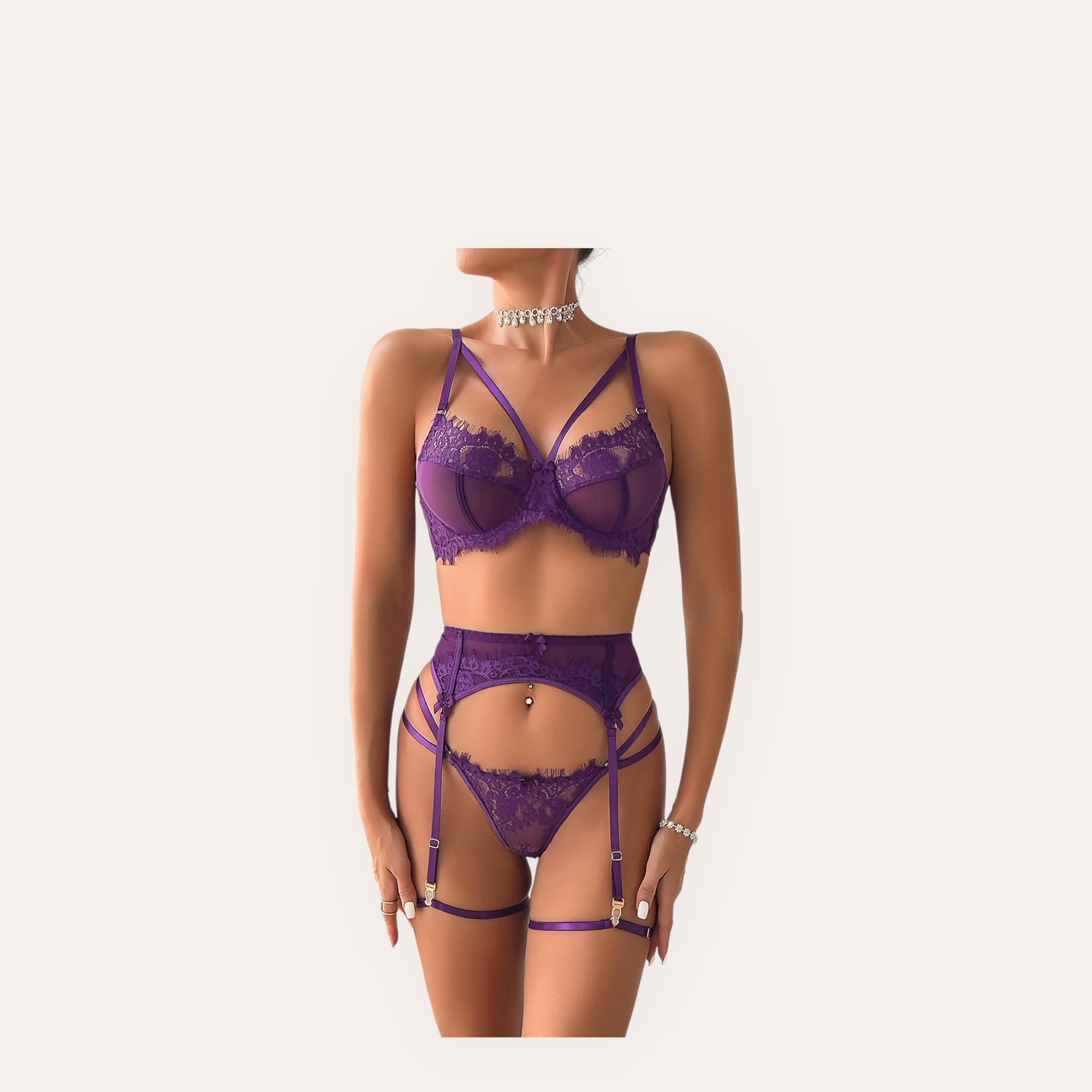 Purple French style Lingerie