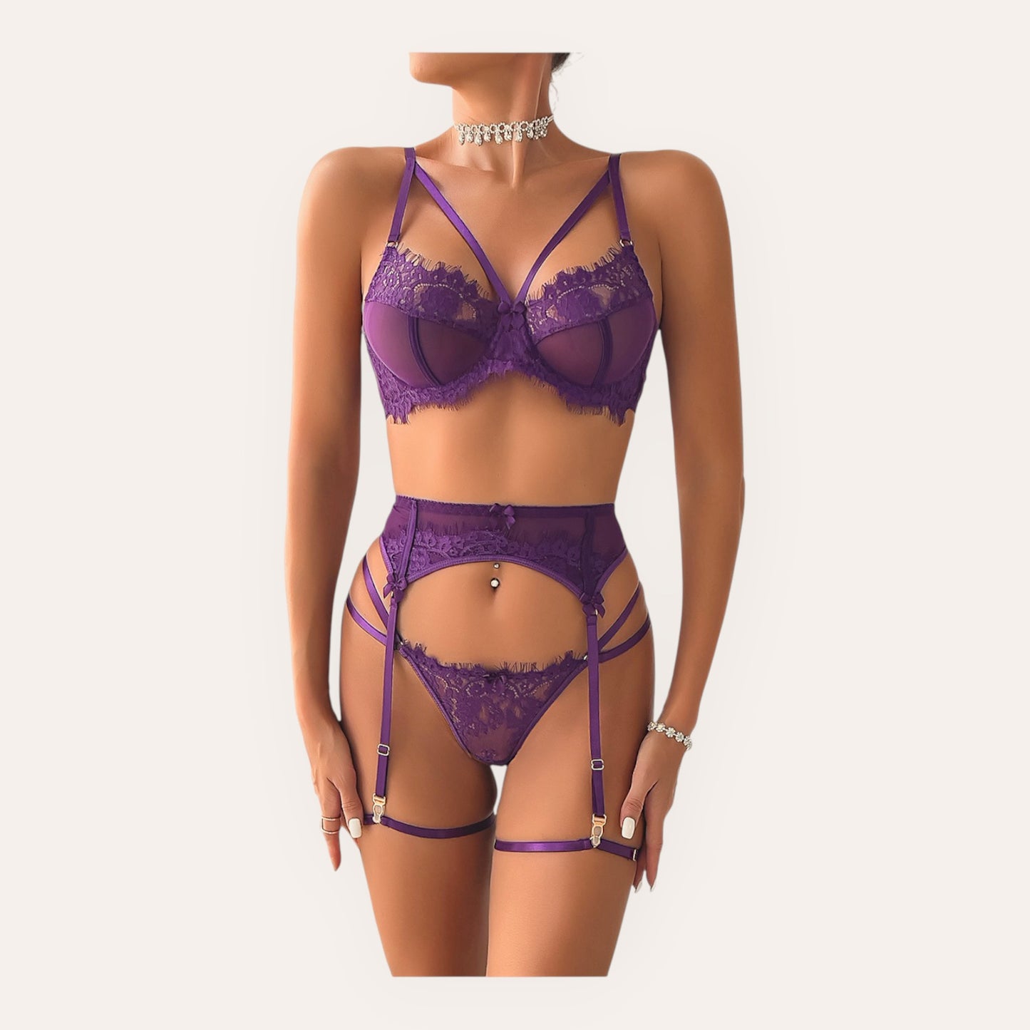 Purple French style Lingerie